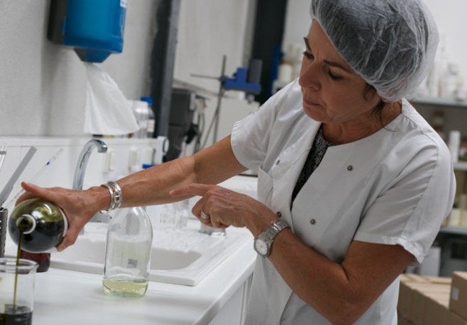 Beatrix creating Bastide's liquid soap formulas